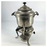 Lot 153 Russian Silver Plate Wedding Samovar