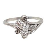 Lot 001   9 Bid(s) H. W. B. & Sons Diamond Engagement Ring Platinum