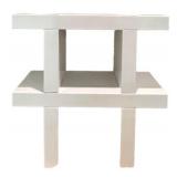 Lot 001-308   0 Bid(s) Contemporary Accent Metal Modular Bench/Table