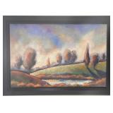 Lot 025   0 Bid(s) Decorator Landscape Framed Wall Art