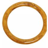 Lot 025   0 Bid(s) Marbled Butterscotch Bakelite Bangle Bracelet
