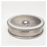 Lot 034   1 Bid(s) Swarovski Crystal Pill Box