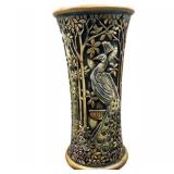 Weller Knifewood Peacock Vase