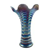 Imperial Glass Ripple Vase