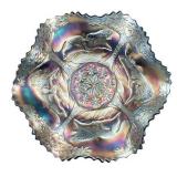 Fenton Lions and Flowers Plate