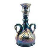 Fenton Swan Candlestick
