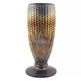 Lot 018-002   Northwood Carnival Glass Corn Husk Vase Amethyst