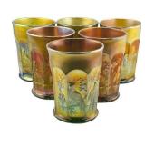 Lot 301    Northwood Singing Bird Carnival Tumblers