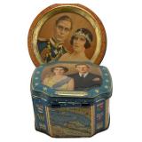 Lot 197   English Monarchy Souvenir Tins, Two (2)