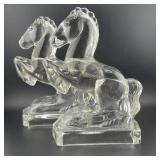 Lot 576  L. E. Smith 1940s Rearing Horses, Pair