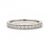 Lot 002  THE LEO BRIDAL COLLECTION, .40 Carat Diamond Wedding Band, Pre-Owned