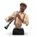 Lot 001 Willitts Designs Bourbon Street Serenade, Clarinet Player