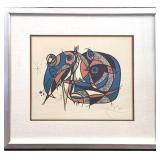 Lot 005-021    Joan Miro, "The Enchanted Cat, H. C., 1975, Signed Lithograph