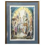 Lot 016-013    Zvi Raphaeli 1920-2005 (Israeli) Jerusalem Market, Épreuve d