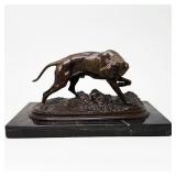 Pierre J Mene (1810-1879), Bronze Hunting Dog