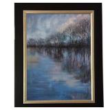 Liz Carson, "Winter Glow" Giclee on Board
