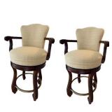 Swivel Bar Stools, Two (2)