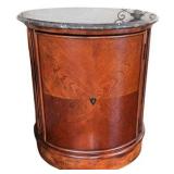  Stanley Furniture Round Barrel Drum Table