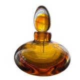 Murano Amber Art Glass Perfume Decanter