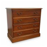 Cherry Double Drawer Lateral Filing Cabinet