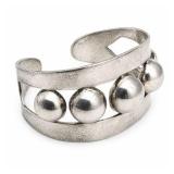 Sterling Silver Mexican Cuff Bracelet