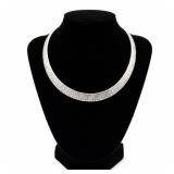 Sterling Silver Omega Necklace