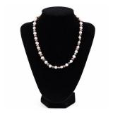Freshwater Black & White Pearl Necklace