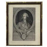 Antique Louis XVI (1754–1793) Steel Etching Print