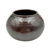Late Mid Century Studio Pottery, Oil Spot Glaze Vessel, Small