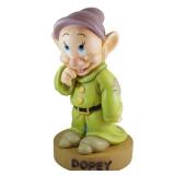 Large Disney Big Figs "Dopey" Figurine on Stand, Hand Painted and Made of Heavy Composite Material C