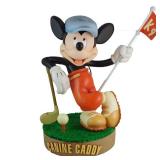 T_21.JPG	Large Disney Big Figs "Mickey Canine Caddy" Figurine on Stand, Hand Painted and Made of Hea