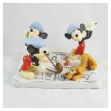 Ceramic Disney Limited Edition "Canine Caddy Model Sheet Figural Scene, Limited Edition 0094/3000 by