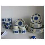Wedgwood Midwinter Blue Dahila Dinnerware