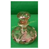 .999 silver vintage perfume bottle