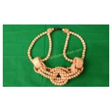 vintage Gerda Lynggaard bone necklace