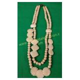 vintage bone necklace