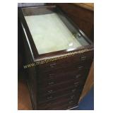 vintage display case