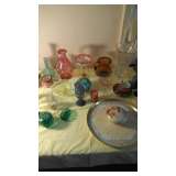 Victorian Period Glass & Porcelain