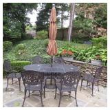 Iron Outdoor Patio Set with Cushions