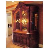 Henredon Dining Room Suite Complete with Marble Top Buffet 10 Chairs Henredon Dining Room Suite Complete with Marble Top Buffet 10 Chairs