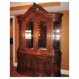 Henredon Dining Room Suite Complete with Marble Top Buffet 10 Chairs Henredon Dining Room Suite Complete with Marble Top Buffet 10 Chairs
