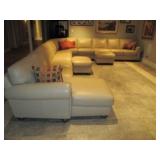 Natuzzi Leather Large Sectional Sofa Natuzzi Leather Large Sectional Sofa