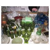 Tons of Colored Depression Glass Tons of Colored Depression Glass