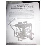 Generator Extended Live Generac Megaforce 6500