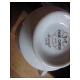 M Fine China Daryl Japan 5038 China Service For 16 with extras 