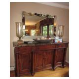 Marble Top Buffet/Sideboard Fredericksburg Mirror and more  