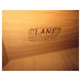 Mid-Century Lane Side Tables Basket Wave Front Mid-Century Lane Side Tables Basket Wave Front
