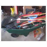 Tons of Gardening Needs Wheel Barrels