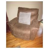 Ultra Suede Lounge Chair 