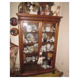 Display Cabinet with all Collectible Contents 